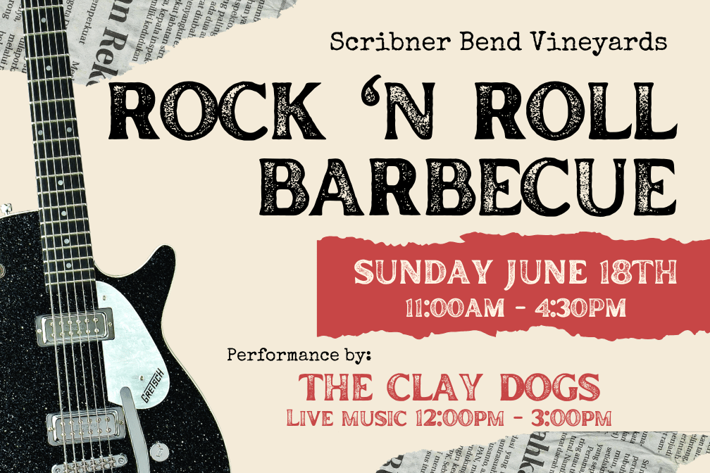 Father's Day live music noon-3:00 at Scribner Bend Vineyards