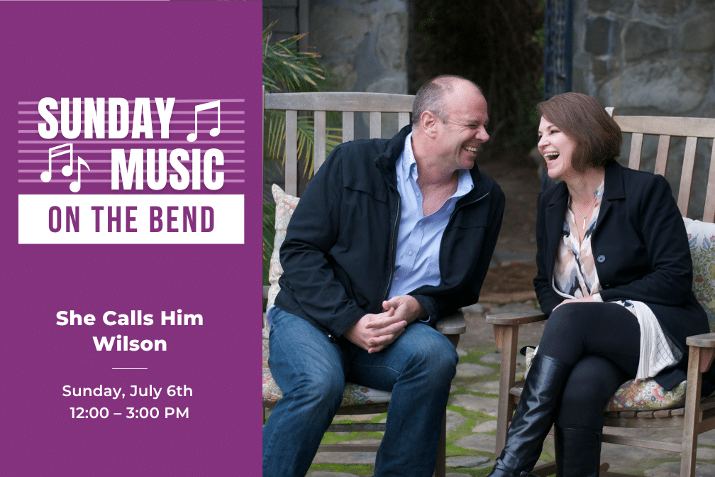 Sunday Music on the Bend with She Calls Him Wilson at Scribner Bend Vineyards on Sunday, July 6th from 12:00-3:00 pm.