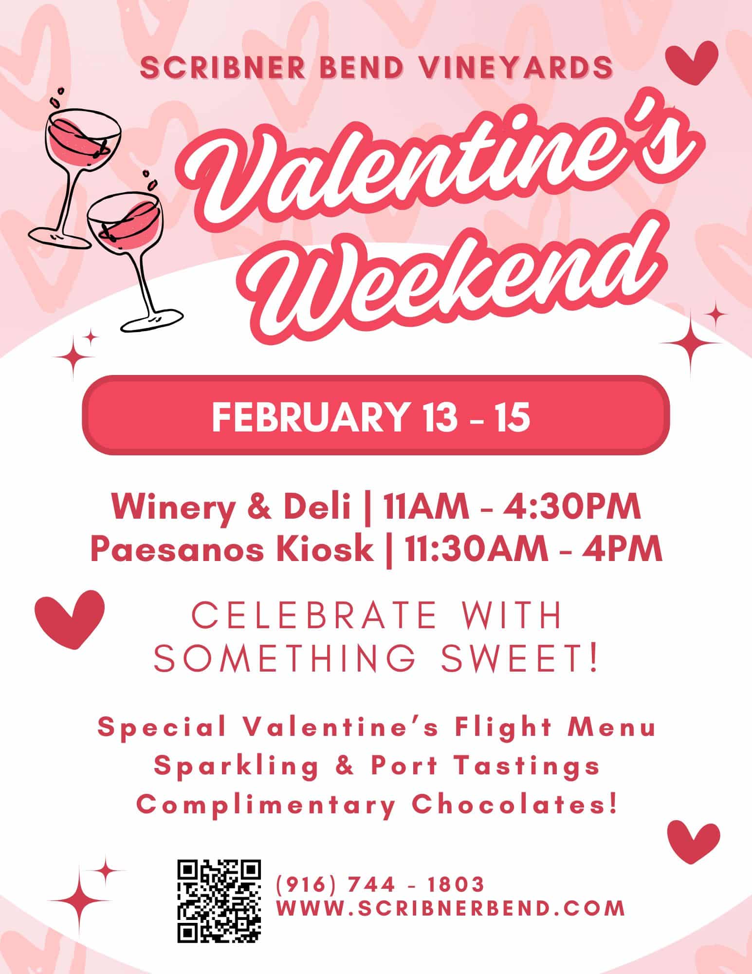 Valentine's Weekend at Scribner Bend Vineyards